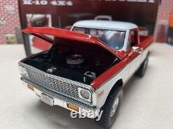 1/18 ACME 1972 Chevrolet K10 4x4 Pickup Truck Red Limited Edition A1807217
