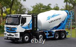 1/24 Scale FOTON LOXA Concrete Mixer Truck 4-axle PEV Diecast Car Model Toy