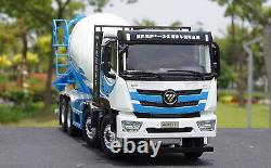 1/24 Scale FOTON LOXA Concrete Mixer Truck 4-axle PEV Diecast Car Model Toy