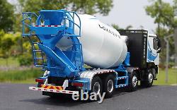 1/24 Scale FOTON LOXA Concrete Mixer Truck 4-axle PEV Diecast Car Model Toy