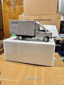 118 Scale Foton V1 Cargo Truck Logistics Van Sliver Diecast Model Car