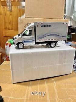 118 Scale Foton V1 Cargo Truck Logistics Van Sliver Diecast Model Car