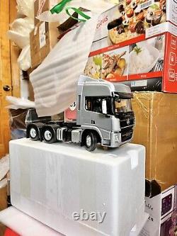 124 Scale Shacman MAN X5000 Silver Truck Tractor Diecast Model Car