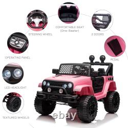 12V Battery Powered Kids Ride On Car Off Road Truck Toy with Parent Remote