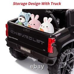 12V Chevrolet Licensed Gifts for Kids Ride on Car Toys Truck with Remote Electric