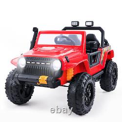 12V Electric Kids Ride on Car Truck Toy 3Speeds MP3 LED Remote Control Bluetooth