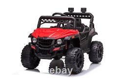 12V Electric Kids Ride on Car Truck Toy 3Speeds MP3 LED withParent Remote Control