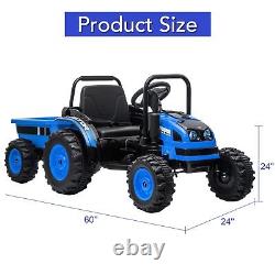 12V Kids Electric Ride on UTV Truck Toys Car withDump Bed Music Remote control B