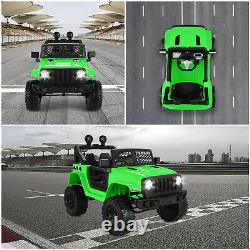 12V Kids LED Powered Ride on Car Truck Toy MP3 Bluetooth withParent Remote Control