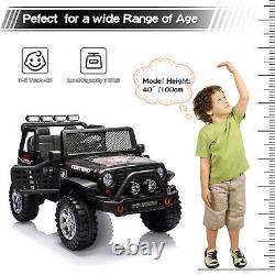12V Kids Ride On 2 Seater Jeep Car Electric Vehicle Truck Toy with Remote Control