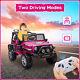 12v Kids Ride On Car 2 Seater Jeep Electric Vehicle Truck Toy With Remote Control