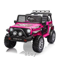 12V Kids Ride On Car 2 Seater Jeep Electric Vehicle Truck Toy with Remote Control