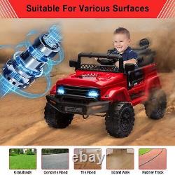 12V Kids Ride on Car Toy Truck Battery Powered with Remote Control Jeep Licensed