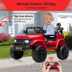 12V Kids Ride on Car Toy Truck Battery Powered with Remote Control Jeep Licensed