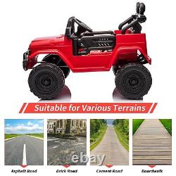 12V Licensed TOYOTA FJ Cruiser Electric Kids Ride on Car Truck Toys Remote Red