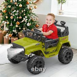 12V Ride Truck Car for Kids Electric Vehicles with Remote Control Led Lights