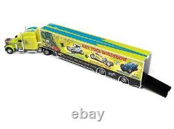 164 Auto World RAT FINK ROADSHOW Semi Truck Transporter Car Hauler NIB