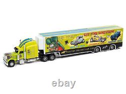 164 Auto World RAT FINK ROADSHOW Semi Truck Transporter Car Hauler NIB