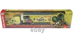 164 Auto World RAT FINK ROADSHOW Semi Truck Transporter Car Hauler NIB