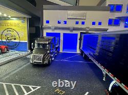 164 DCP Truck warehouse display diorama garage model scene Costum Made