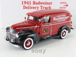 1941 Budweiser Delivery Truck Red & Black Danbury Mint 124 Model Car