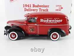 1941 Budweiser Delivery Truck Red & Black Danbury Mint 124 Model Car