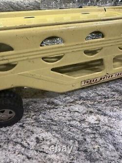 1960s TONKA Auto Transport Car Carrier Toy Truck