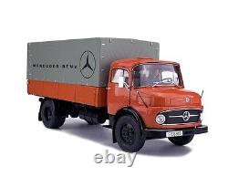 1966 Mercedes Benz L911 Truck Telonato Orange W-driver Fig 118 Scale By Schuco