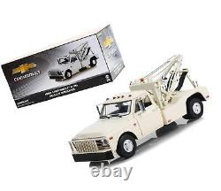 1968 Chevrolet C-30 Dually Wrecker Tow Truck White 1/18 Diecast Car Model By