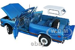 1970 Chevrolet K5 Blazer Blue Dealer Ad Truck 1/18 Diecast Model Acme A1807704
