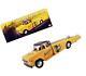 1970 Dodge D-300 Ramp Truck Yellow Michelin Tires 1/18 Diecast Model Car By Acme