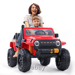 2 Seater Electric Kids Ride On Car Jeep Truck Toy Christmas Gift Remote Control
