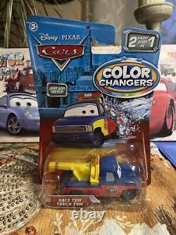 2009 Disney Pixar Color Changers Car Race Tow Truck Tom Carded MINT SEALED RARE