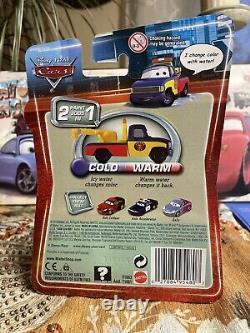 2009 Disney Pixar Color Changers Car Race Tow Truck Tom Carded MINT SEALED RARE