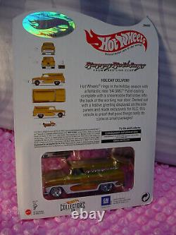 2016 HOLIDAY CAR'64 GMC PANEL & snowmobile? Gold? RedLine real riders? Hot Wheels