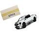 2022 Ford Shelby F-150 Pickup Truck White With Black Stripes 1/18 Model Car By