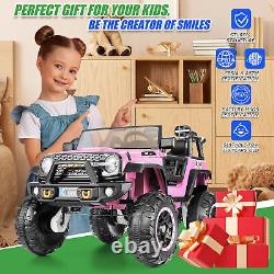 24V 2 Seater Kids Electric Ride on Car Truck Toy 4x100W 3 Speed Music Bluetooth