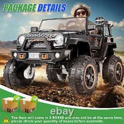 24V 2 Seater Kids Ride On Car Truck with 20'' Seat 4WD/2WD Electric Vehicle Toy