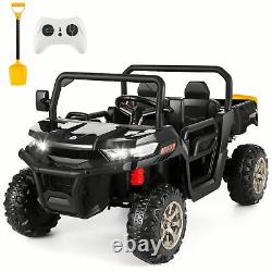 24V 2 Seater Ride On Car Truck Kids Ride on UTV with Electric Dump Bed & Shovel