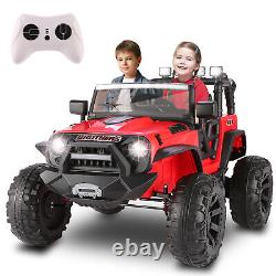 24V Electric Kids Ride On Car Truck Toy 2 Seaters withRemote Control for 3-8 Years