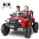 24v Electric Kids Ride On Car Truck Toy 2 Seaters Withremote Control For 3-8 Years