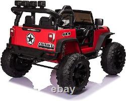 24V Electric Kids Ride On Car Truck Toy 2 Seaters withRemote Control for 3-8 Years