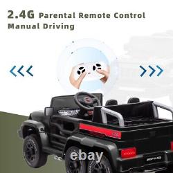 24V Kids Ride on Car 6WD Power Wheels Truck Toy withRemote Control MP3 LED Lights