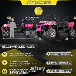 24V Ride On Truck Car UTV with Dump Bed 2 Seater Electric Vehicle Toy for Kids #US