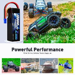 2PCS Zeee 6S LiPo Battery 10000mAh 22.2V 120C EC5 for RC Car Truck Desert Racer