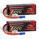 2x Zeee 11.4v 120c 9000mah Ec5 Hv 3s Lipo Battery Hardcase For Rc Car Truck Tank