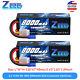 2x Zeee 14.8v 100c 8000mah 4s Lipo Battery Ec5 Hardcase For Rc Car Truck Tank