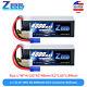 2x Zeee 22.2v 100c 6s Lipo Battery 4000mah Ec5 For Rc Car Truck Heli Drone Jet