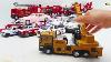 45 Mins Riview Box Full Of Toy Cars Truck Toys Cartoon Cars Ambulances Tractors Fire Trucks