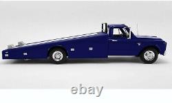 ACME 118 1967 Chevrolet C-30 Ramp Truck Blue A1801709 Diecast Model Car New